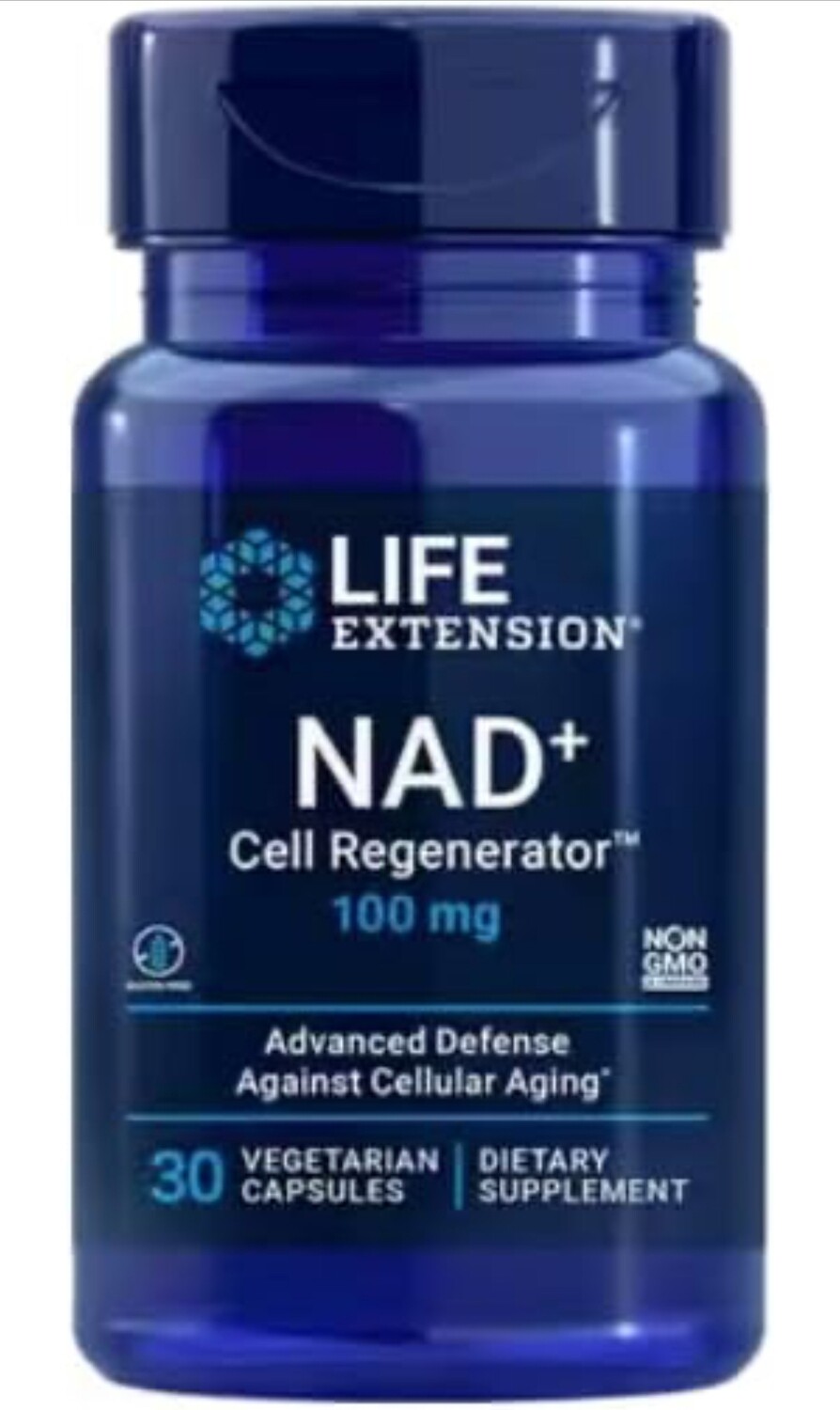 Life Extension NAD+ and Resveratrol 30 veg caps
