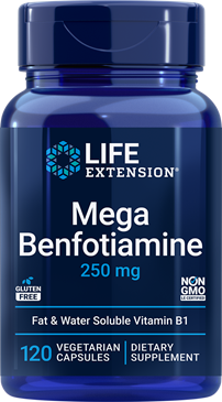 Life Extension Mega Benfotamine 120 Capsules