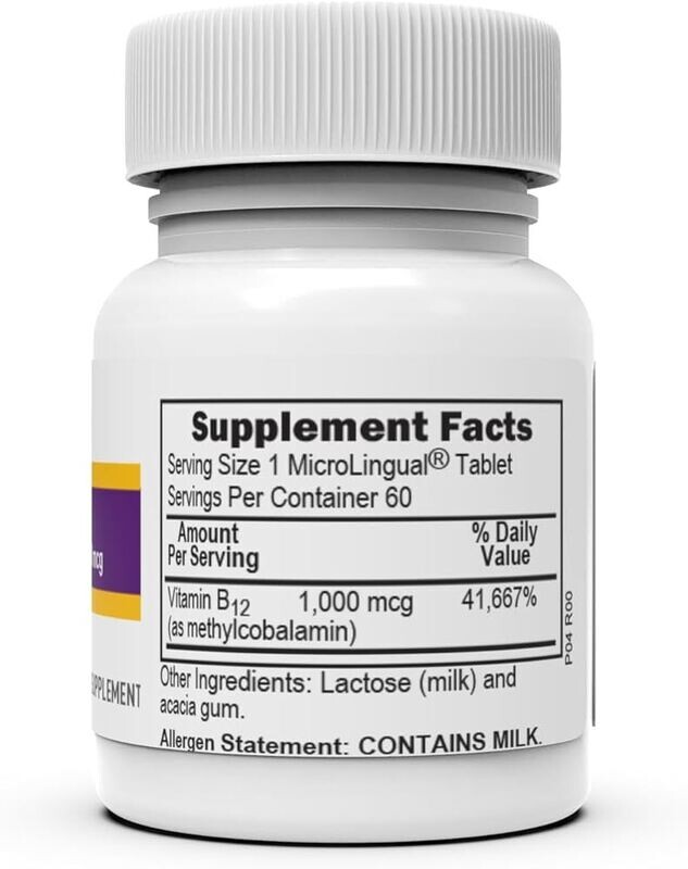SUPERIOR SOURCE B12 1000 mcg. 60 Subling. Tabs.