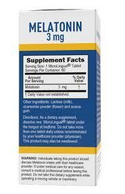 SUPERIOR SOURCE Melatonin 3 mg. 60 Dissolvable Tabs.