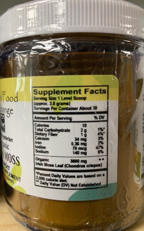 Natural Food Exchange Irish Moss Powder  4oz