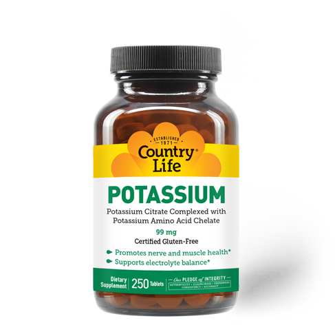 Country Life Potassium 99mg 250 tabs