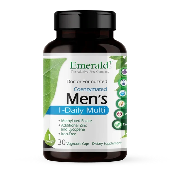 EMERALD CoEnzymated Mens Multi 30 Veg. Caps.