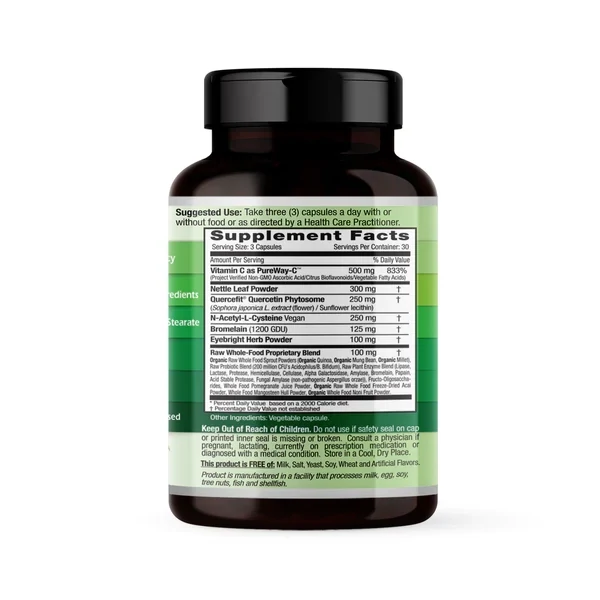 EMERALD Allergy Health 120 Veg. Caps.