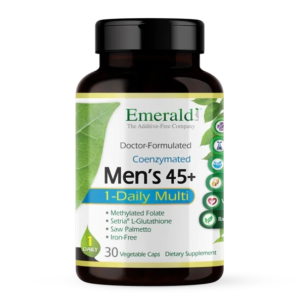 EMERALD Men&#39;s 45+ 1-daily Multi 30 Veg. Caps.
