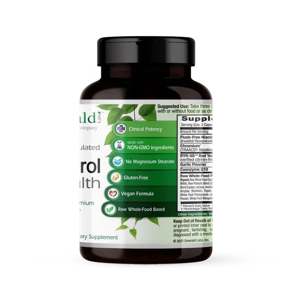 Emerald Labs Cholesterol Health 90 vegetable caps
