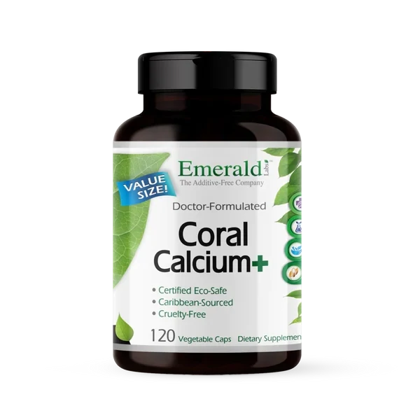 Emerald Labs Coral Calcium+ 120 veg caps