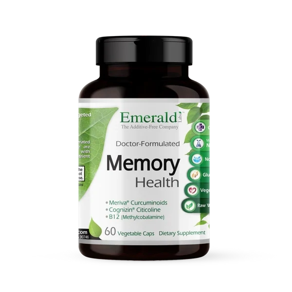 Emerald Memory Health 60 Veg Caps