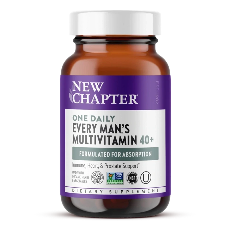 NEW CHAPTER 40+ Every Man&#39;s One Daily Multi 96 Veg. Tabs.