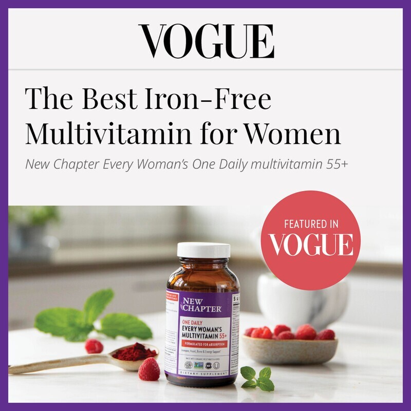 NEW CHAPTER 55+ Every Woman's One Daily Multi  24 Veg. Tabs.