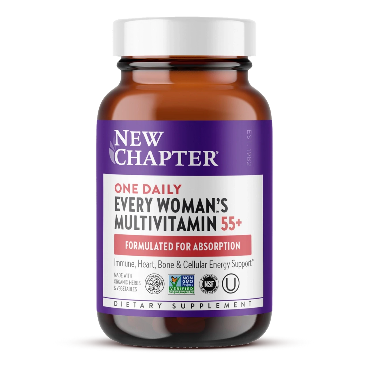 New Chapter One Daily Every Womas Multivitamin 55+ 96vc