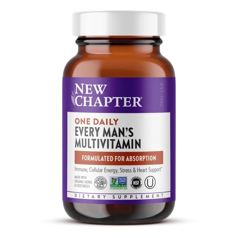 NEW CHAPTER Every Man&#39;s One Daily Multi 48 Veg. Tabs.
