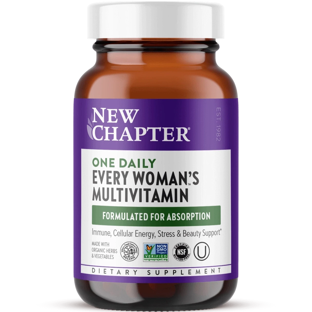NEW CHAPTER Every Woman&#39;s One Daily Multi 48 Veg. Tabs.