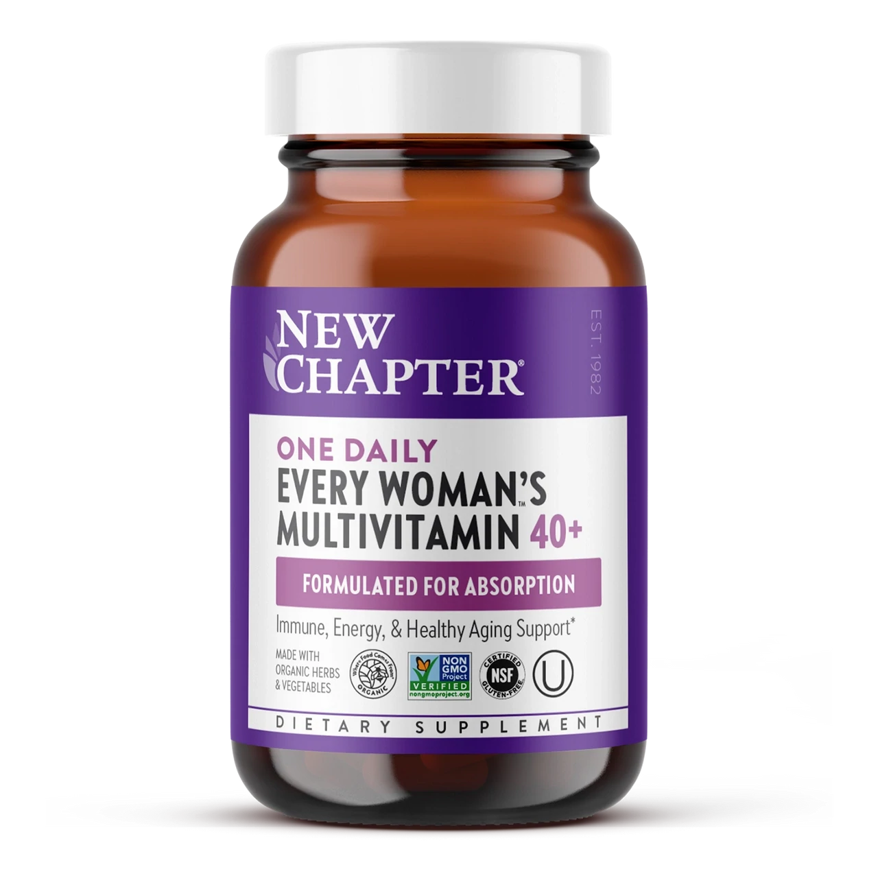 New Chapter 40+ Every Womans One Daily Multi 24 Veg. Tabs.