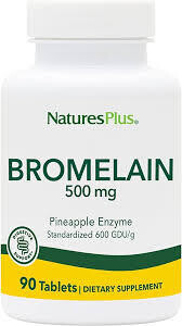 NATURE&#39;S PLUS Bromelain 500 mg. 60 Tabs.