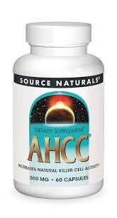 SOURCE NATURALS AHCC 500 mg. 60 Caps.