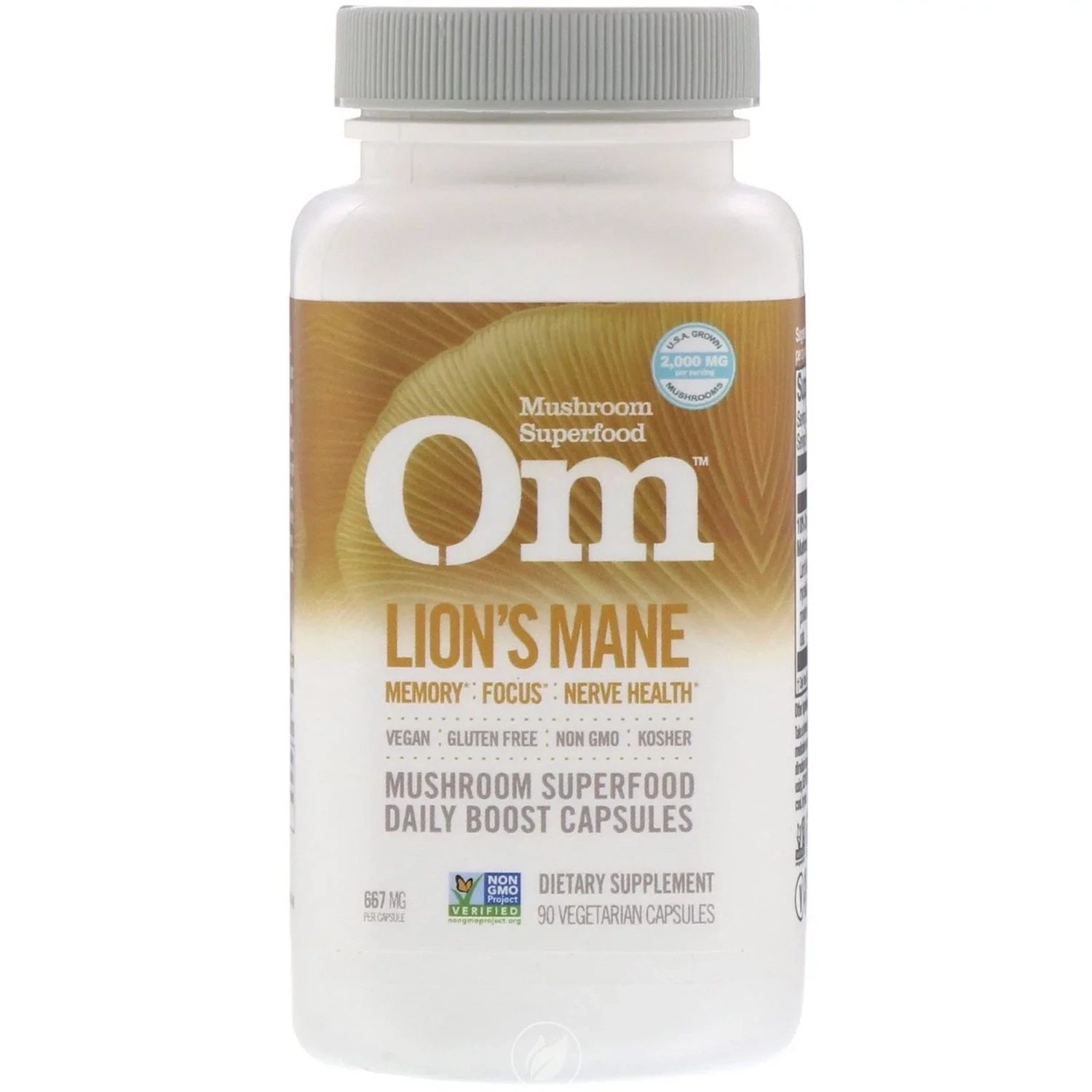 Om Mushroom Lions Mane 90 Capsules
