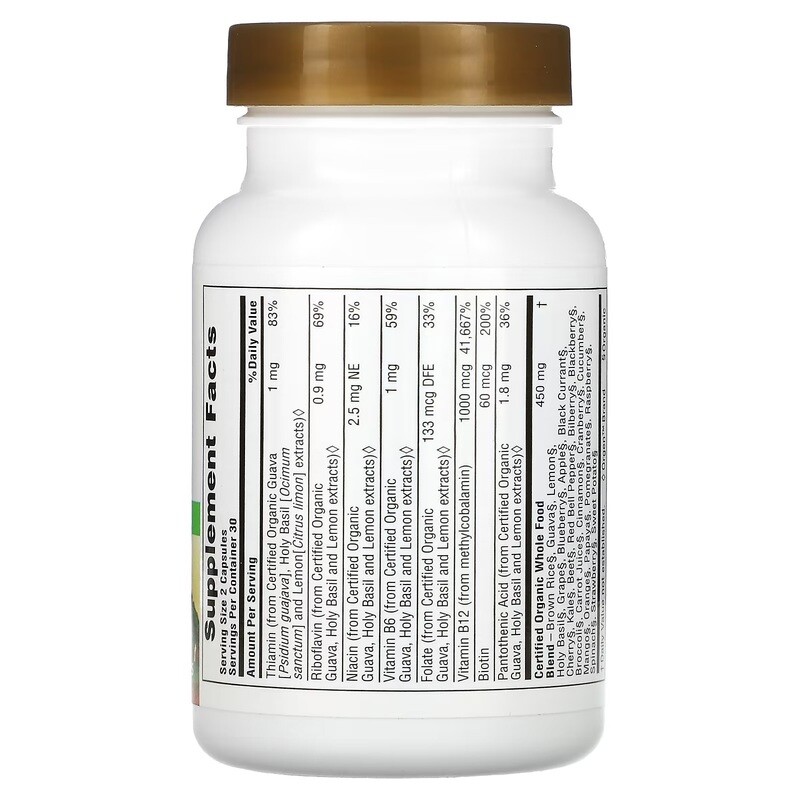 NATURE'S PLUS Source Of Life Garden Org. Vit. B12 60 Vegan Caps.