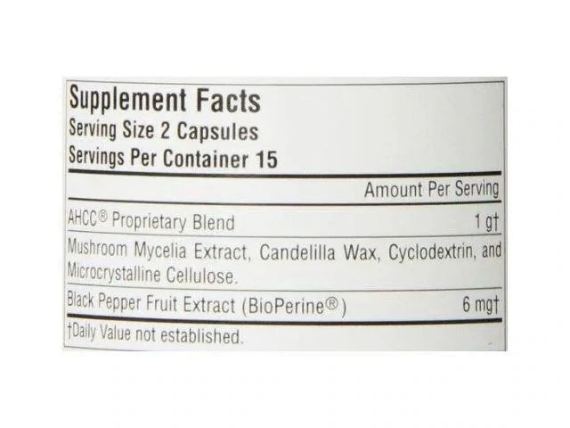Source Naturals AHCC 500mg 30 caps