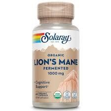 Solaray Organic Fermented Lions Mane 1000mg 60 caps