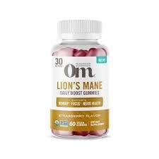 Om Lions Mane Mushroom Gummies 60 vegan gummies