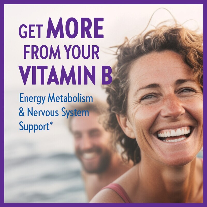 NEW CHAPTER Fermented Coenzyme B Complex 60 Veg. Tabs.
