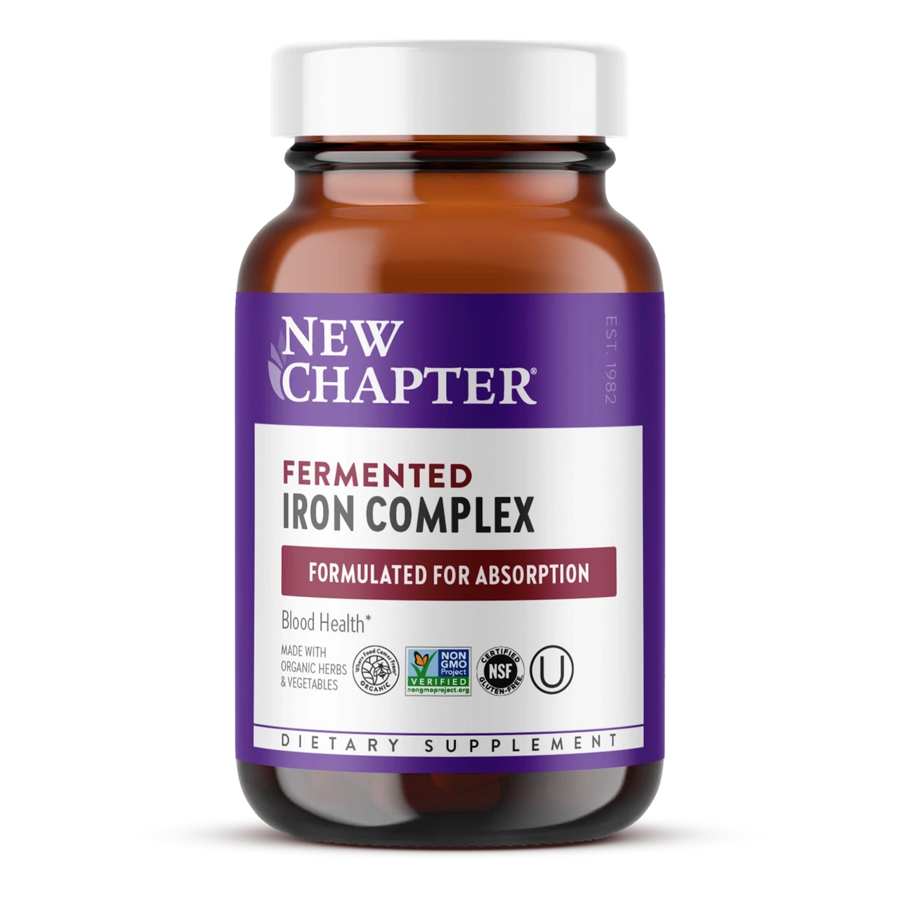 NEW CHAPTER Iron Food Complex 60 Tabs.