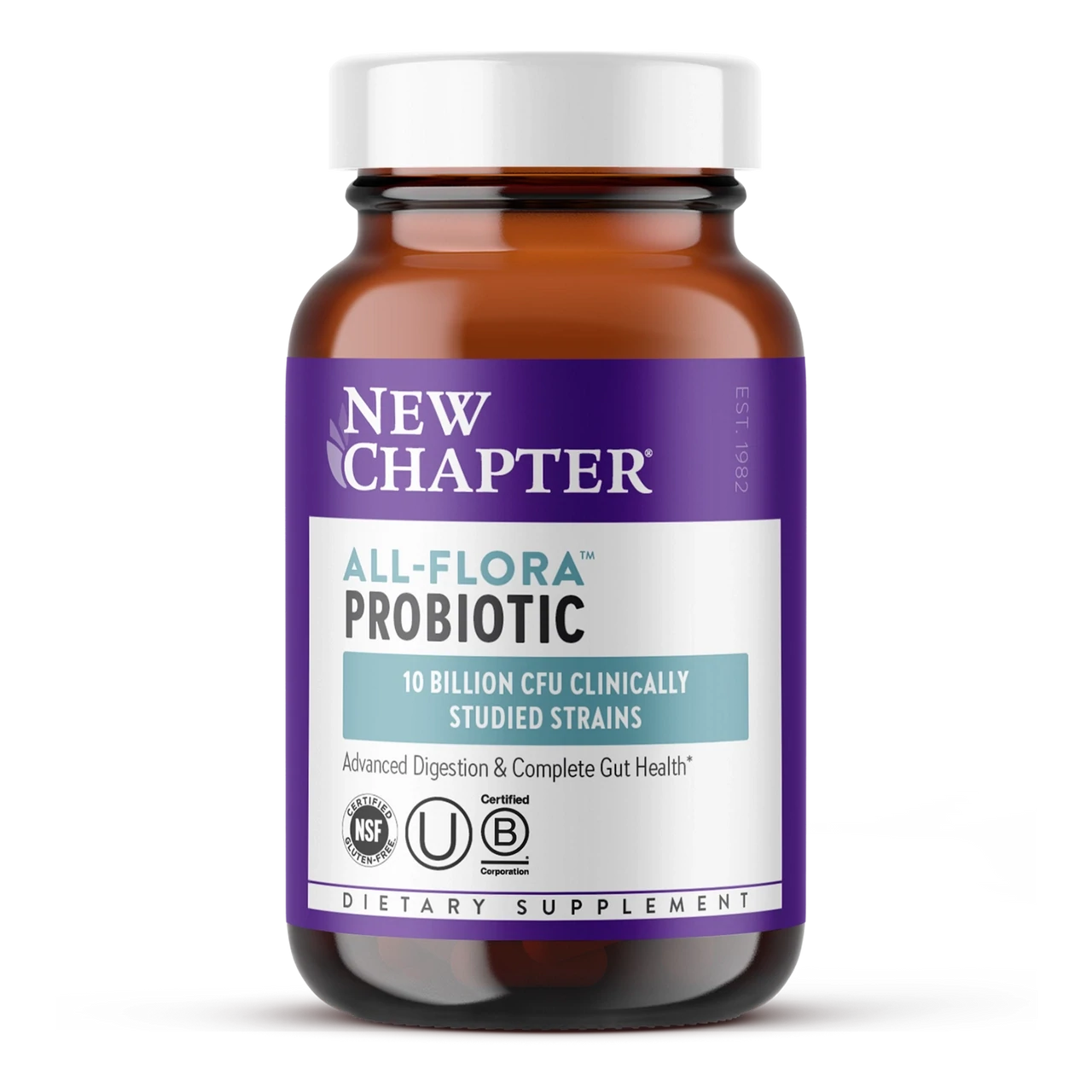 NEW CHAPTER Probiotic All-Flora 60 Vegan Caps.