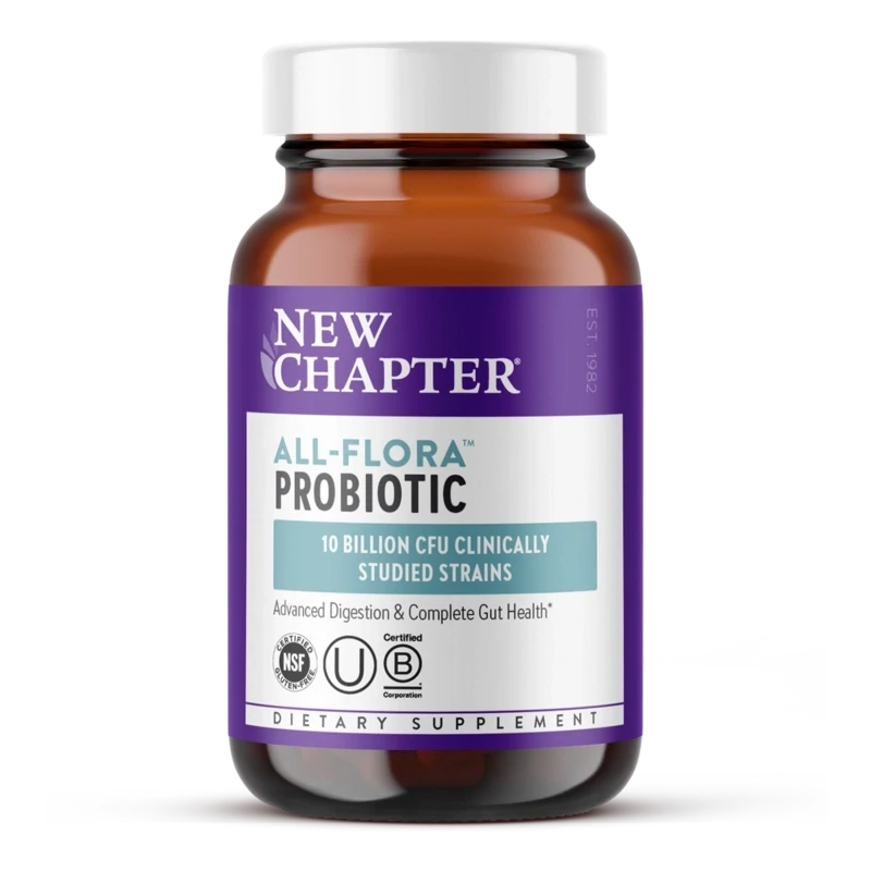 NEW CHAPTER Probiotic All-Flora 60 Vegan Caps.