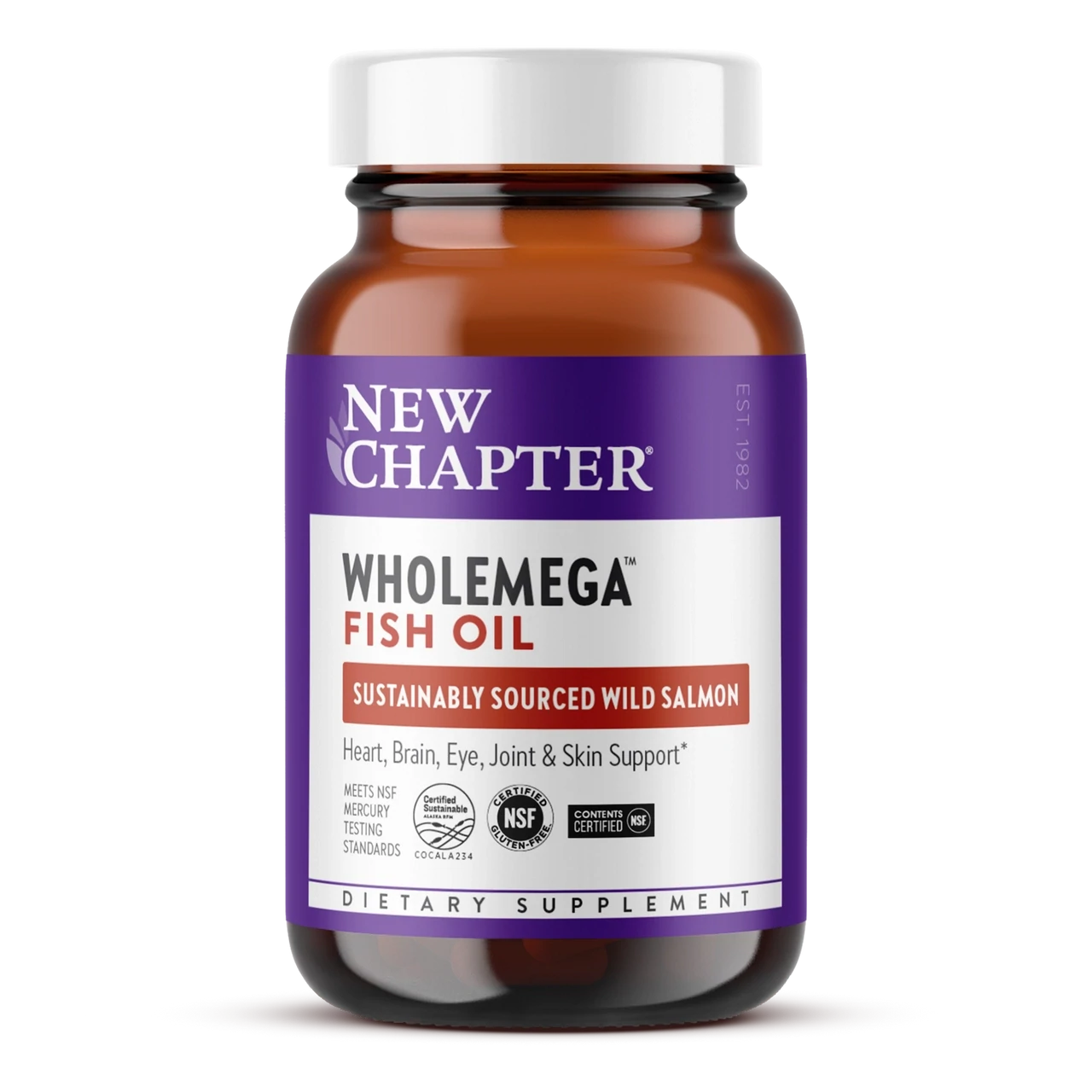 NEW CHAPTER Wholemega Fish Oil 60 S.G.