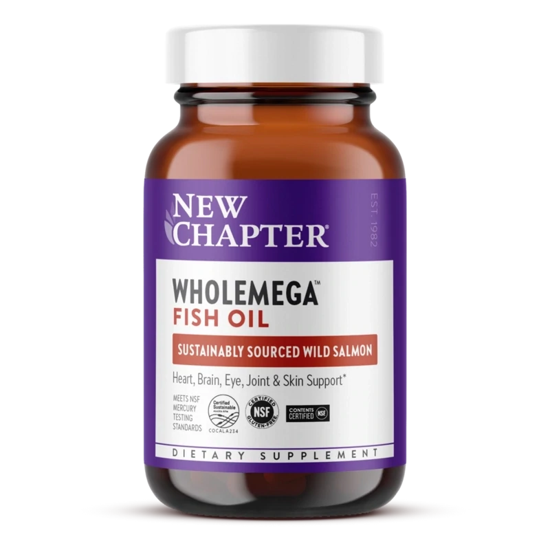 New Chapter Wholemega Whole Fish Oil 120 softgels