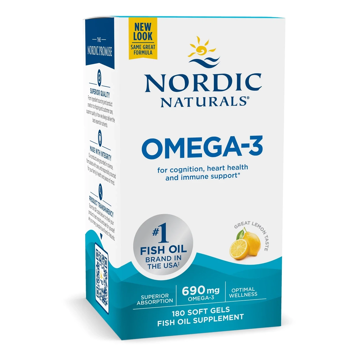 NORDIC NATURALS Omega-3 180 S.G.
