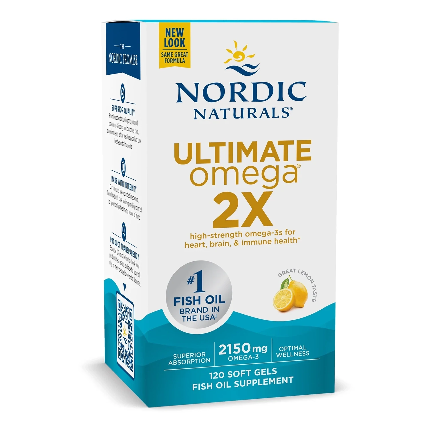 NORDIC NATURALS Ultimate Omega 2X 120 Soft Gels