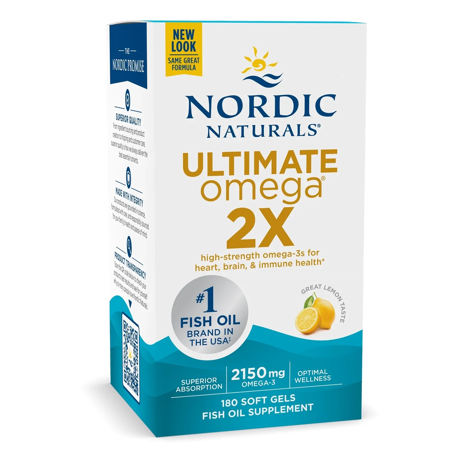 NORDIC NATURALS Ultimate Omega 2X 180 S.G.