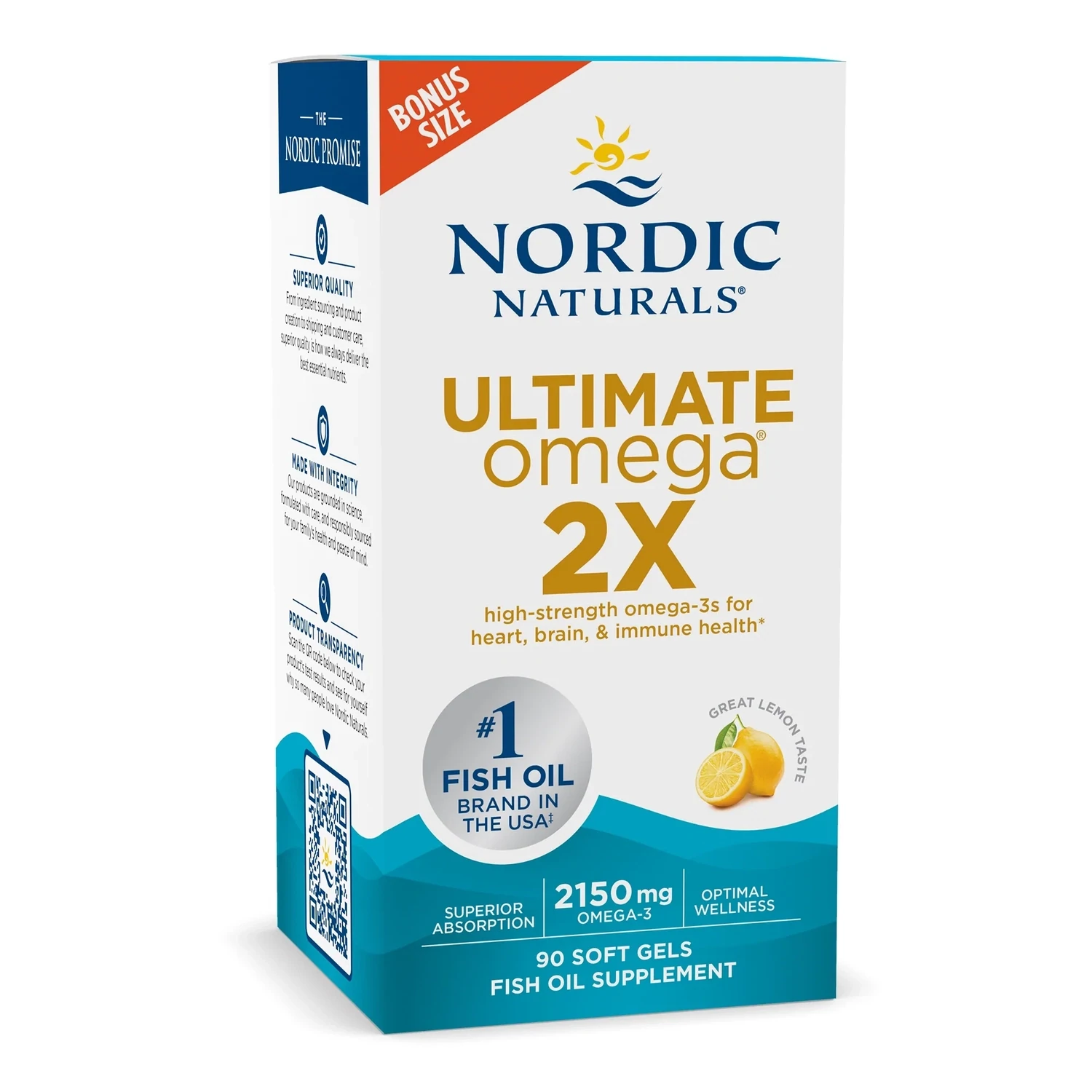 NORDIC NATURALS Ultimate Omega 2x 90 S.G.