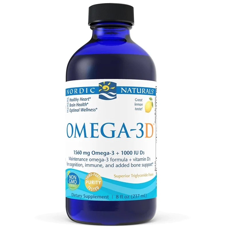 NORDIC NATURALS Omega-3D Liquid 8 fl oz