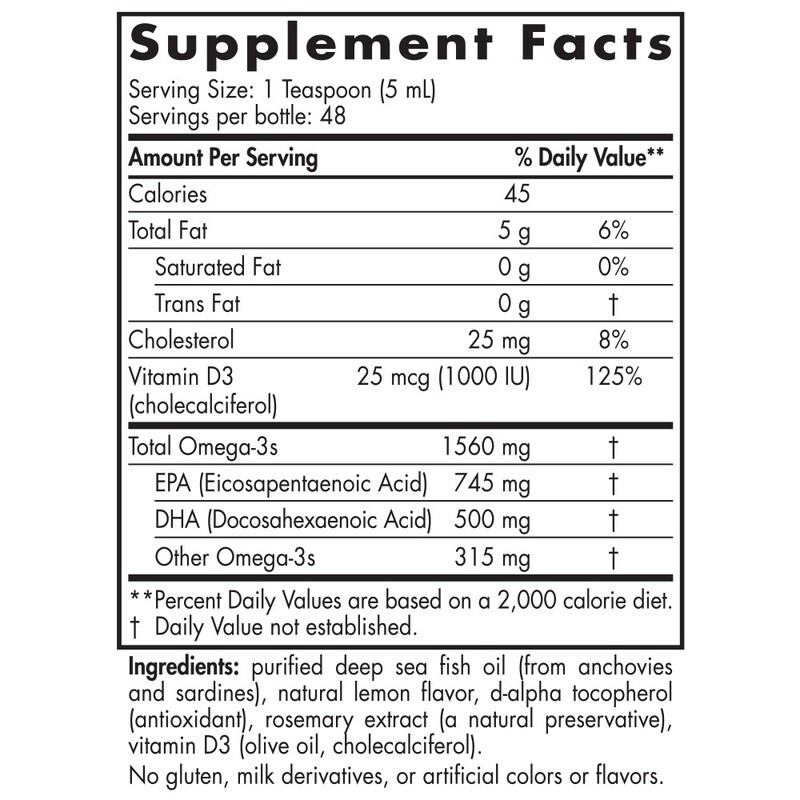 NORDIC NATURALS Omega-3D Liquid 8 fl oz