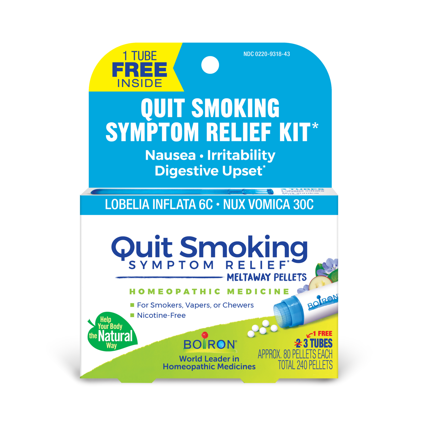 Boiron Quit Smoking 3 Tube Pack