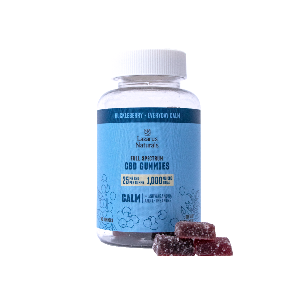 Lazarus Naturals Full Spectrum CBD Gummies Everyday Calm 1000mg 40ct