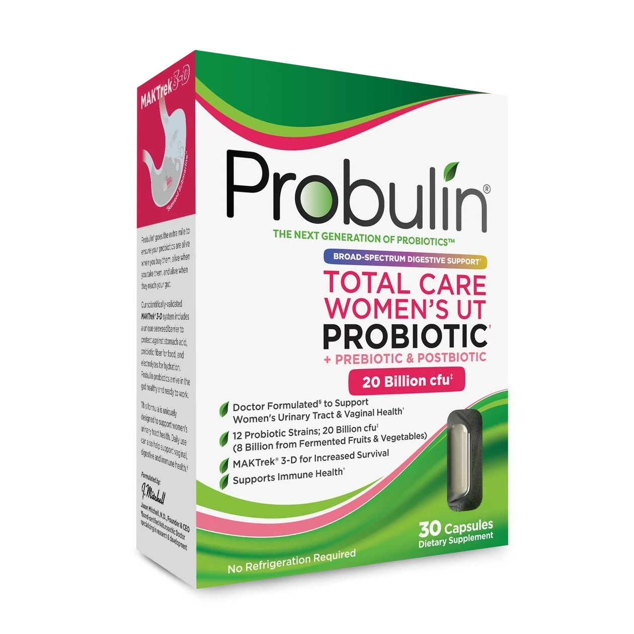 Probulin Total Care Women&#39;s UT Pre &amp; Probiotic 30 caps