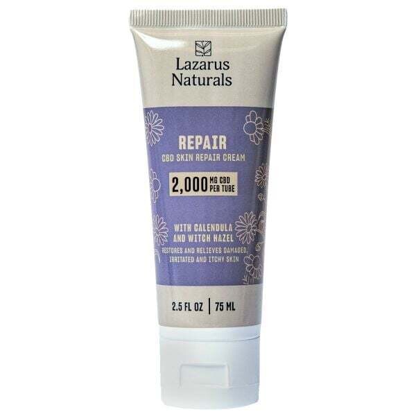Lazarus Naturals CBD Repair Skin Cream 2,000mg 2.5 fl oz
