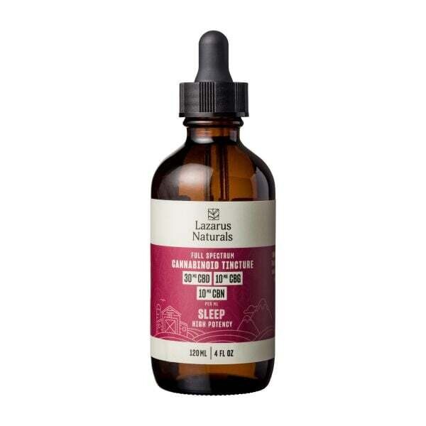 Lazarus Naturals Cannabinoid Tincture Sleep 120ml