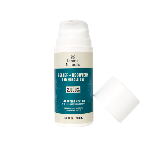 LAZARUS NATURALS Relief + Recovery CBD Gel 3.5 Fl. Oz.