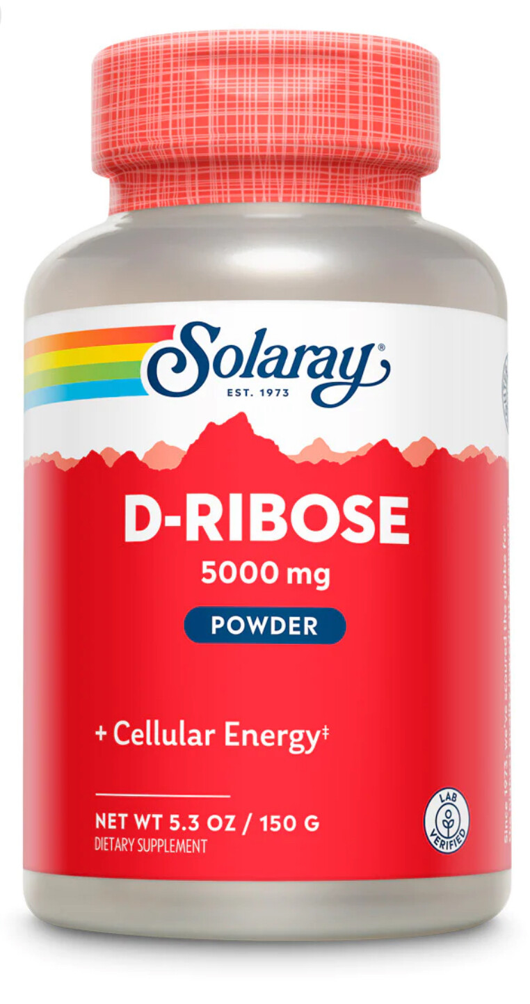 SOLARAY D-Ribose Pwdr. 5.3 oz.