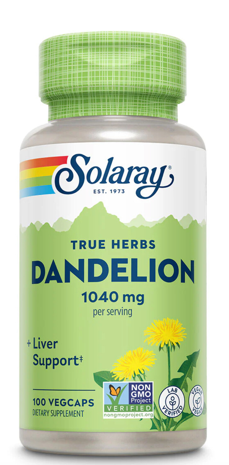 Solaray Dandelion 100 Veg Caps