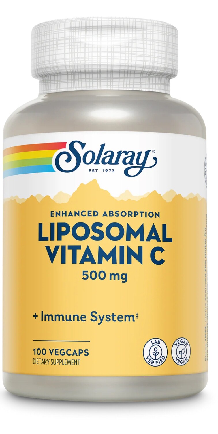 SOLARAY Liposomal Vit. C 500 mg. 100 Caps.