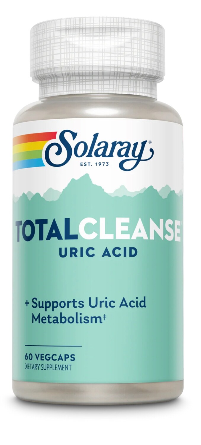 SOLARAY Total Cleanse Uric Acid 60 Veg. Caps.
