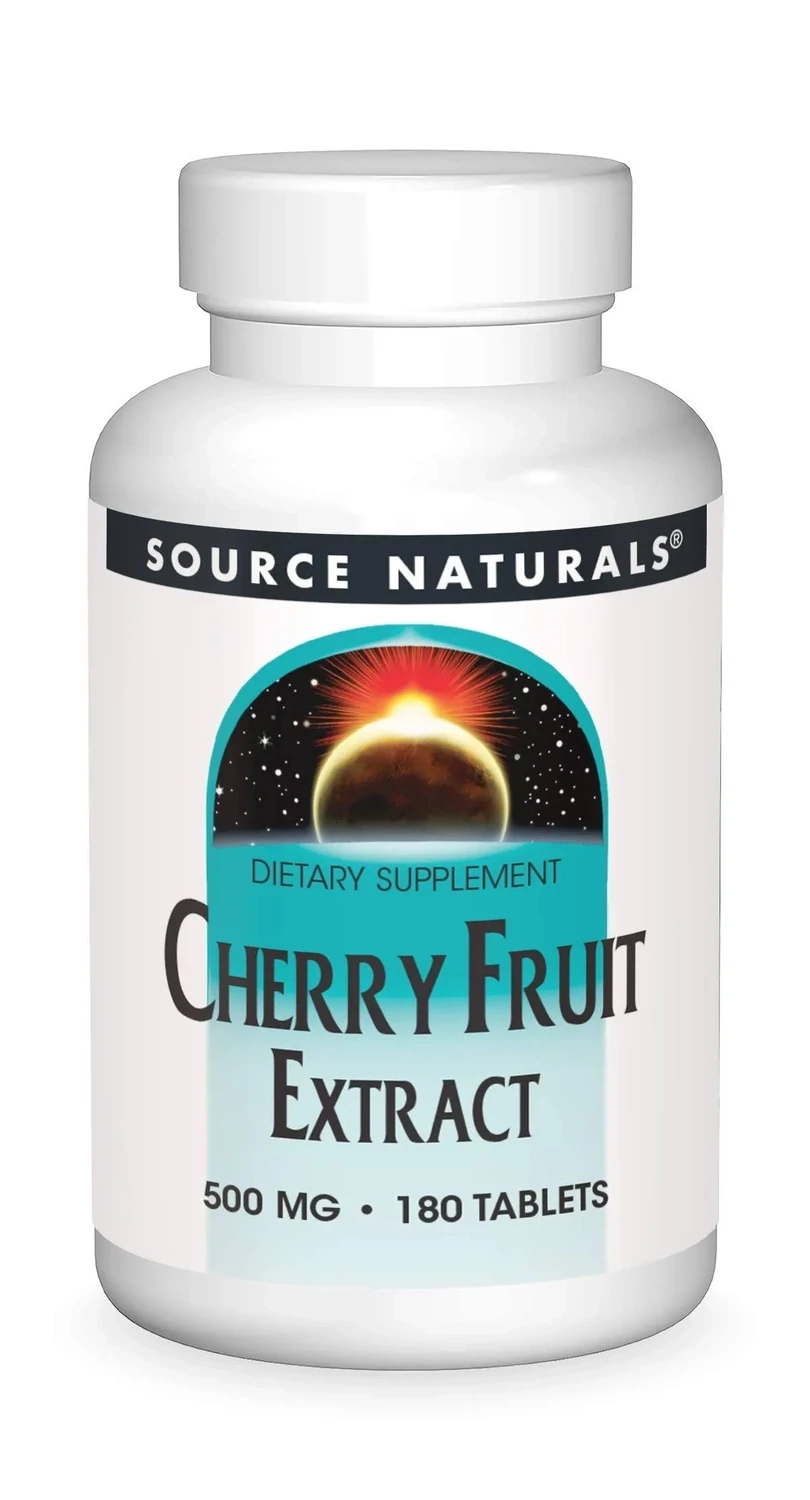 SOURCE NATURALS Cherry Fruit Extr. 500 mg. 90 Tabs.