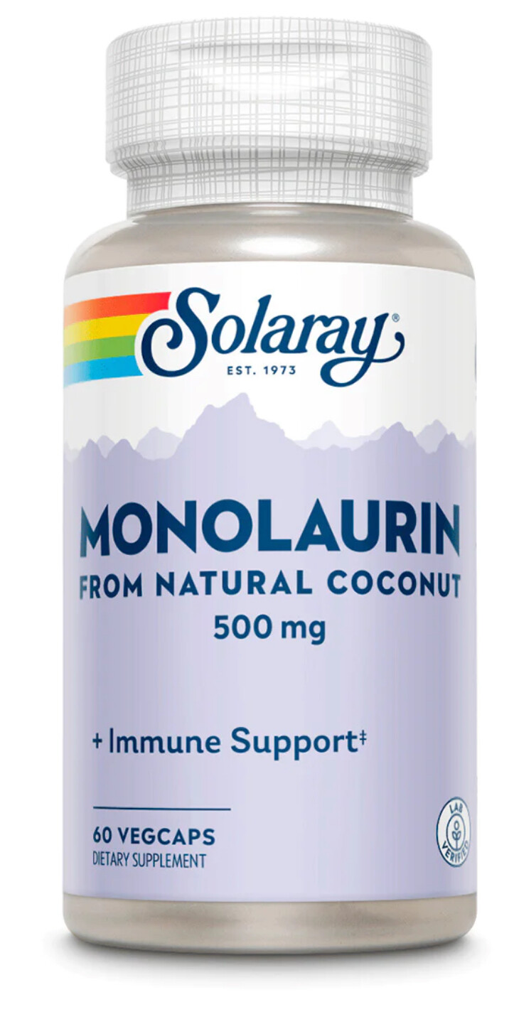 Solaray Monolaurin 500mg 60 VegCaps