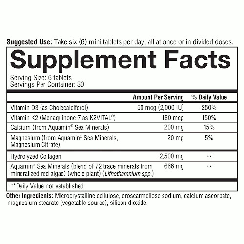 Youtheory Bone - 180 mini tablets